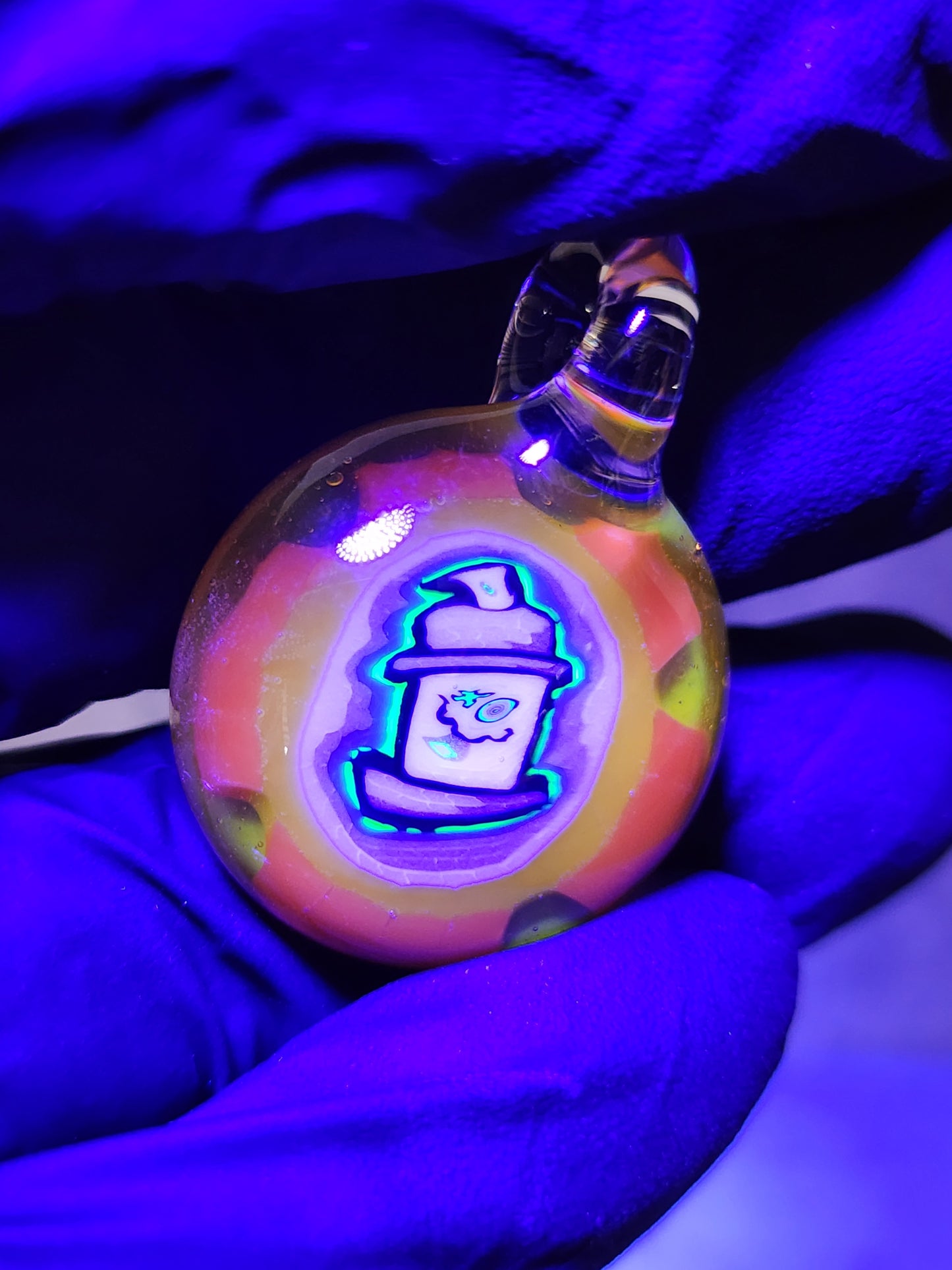Pendant - "Sunburst Spray Can"