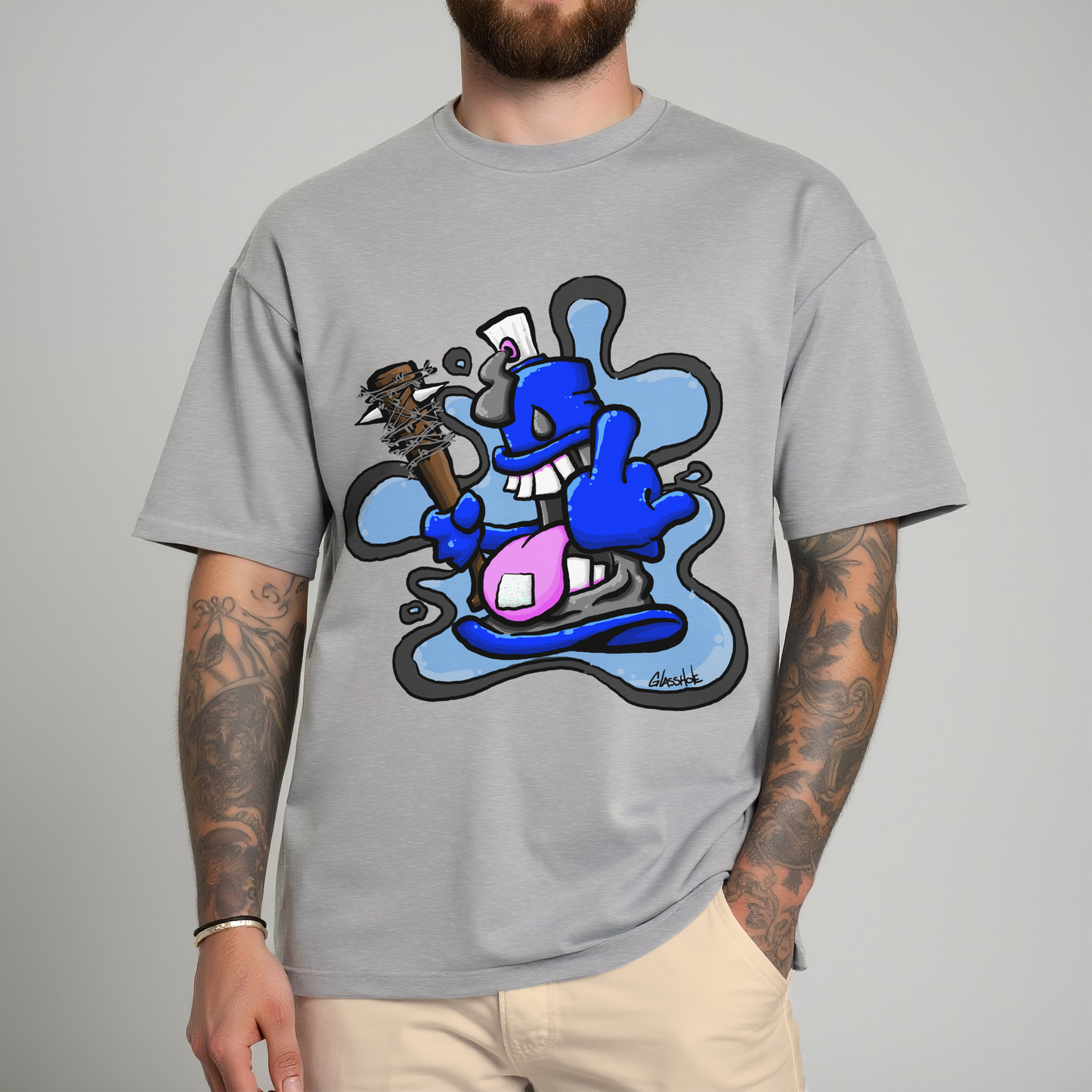 T-Shirt - "Blue Tagger"