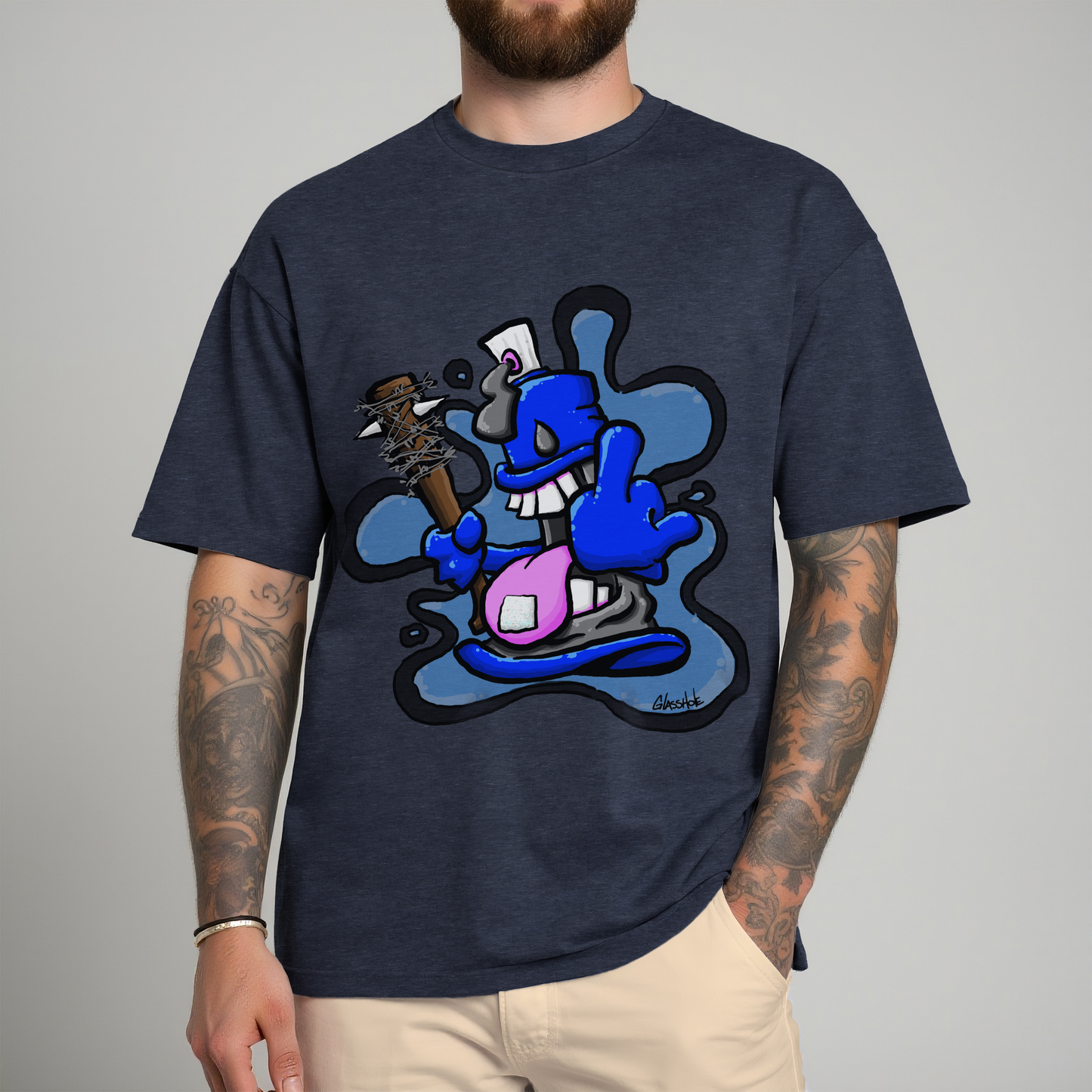 T-Shirt - "Blue Tagger"