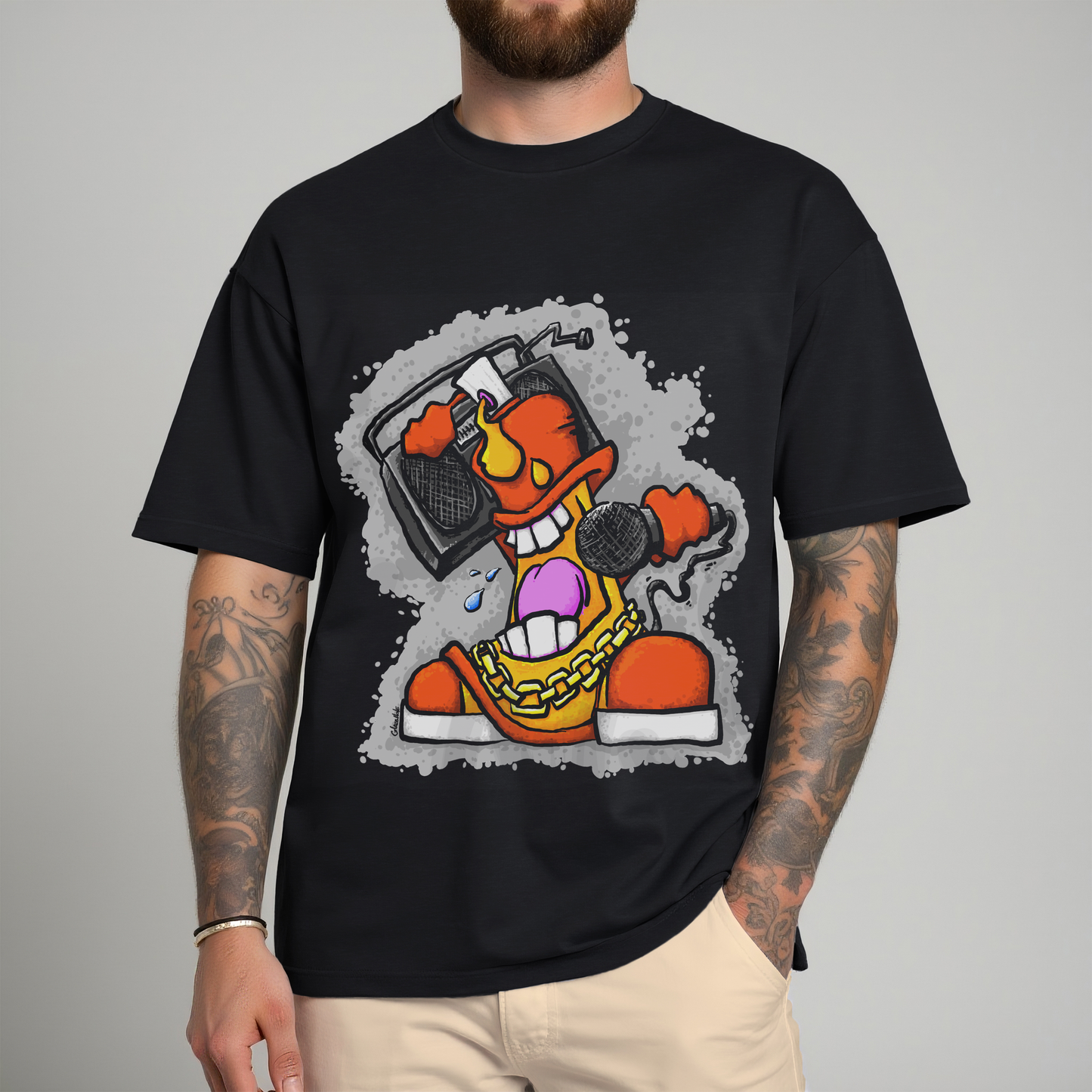 T-Shirt - "80s Hip Hop Spray Can"