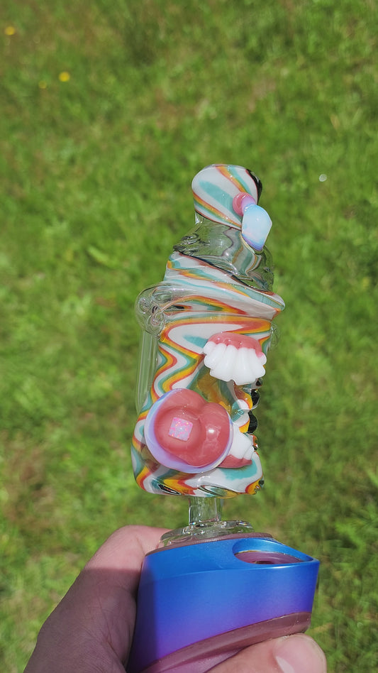 Puffco Peak Wet Topper - MSHEA x GH - "Mad Recycler"