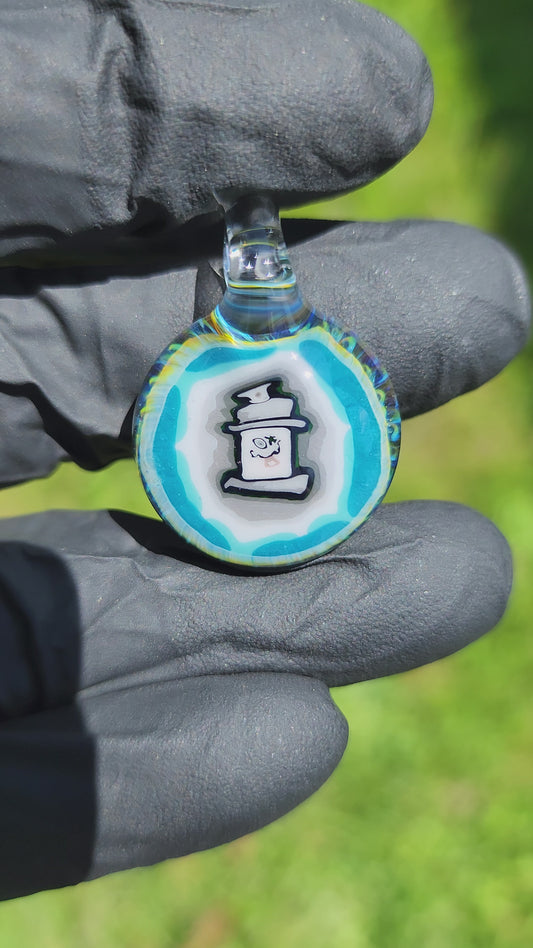 Pendant - "Blue Bomber"