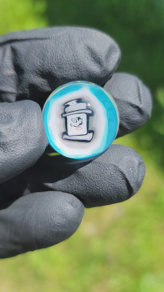 Marble - "Teal Spray Can"