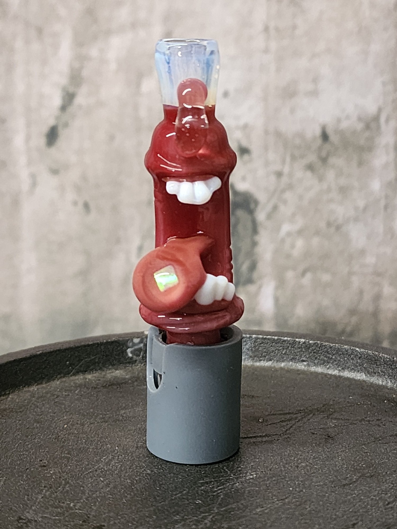 Puffco Toppers Puffco Pivot Dry Topper - Red Rattler – GlassHole