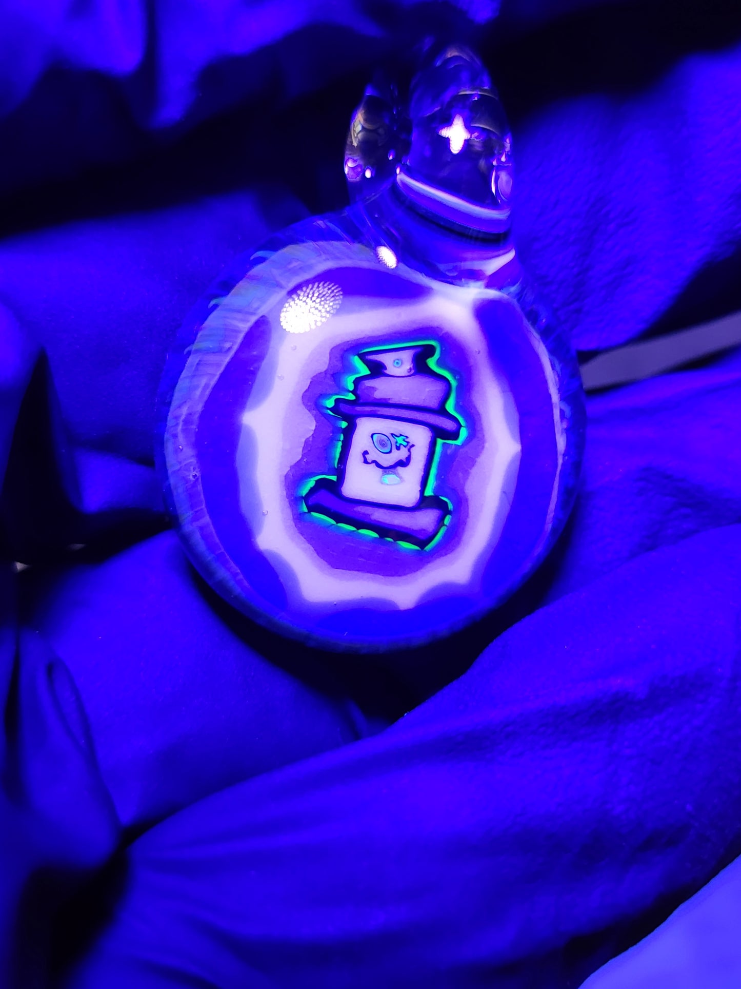 Pendant - "Blue Bomber"